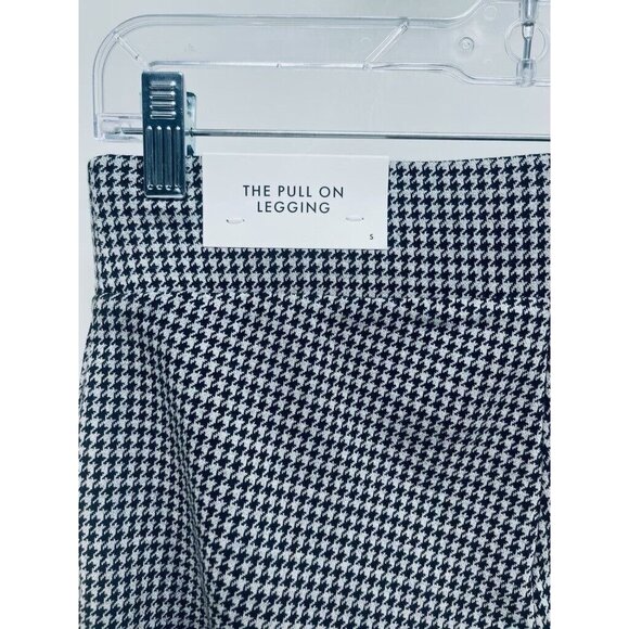 Ann Taylor Women's Leggings Pants Size Small Black Gray Pull On New - Picture 8 of 8